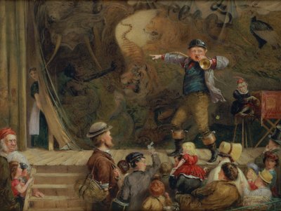 The Travelling Menagerie, 1872 by Frederick Piercy